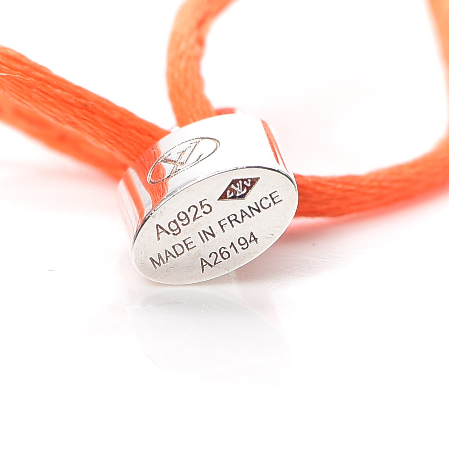 X UNICEF Sterling Silver Lockit Bracelet Orange