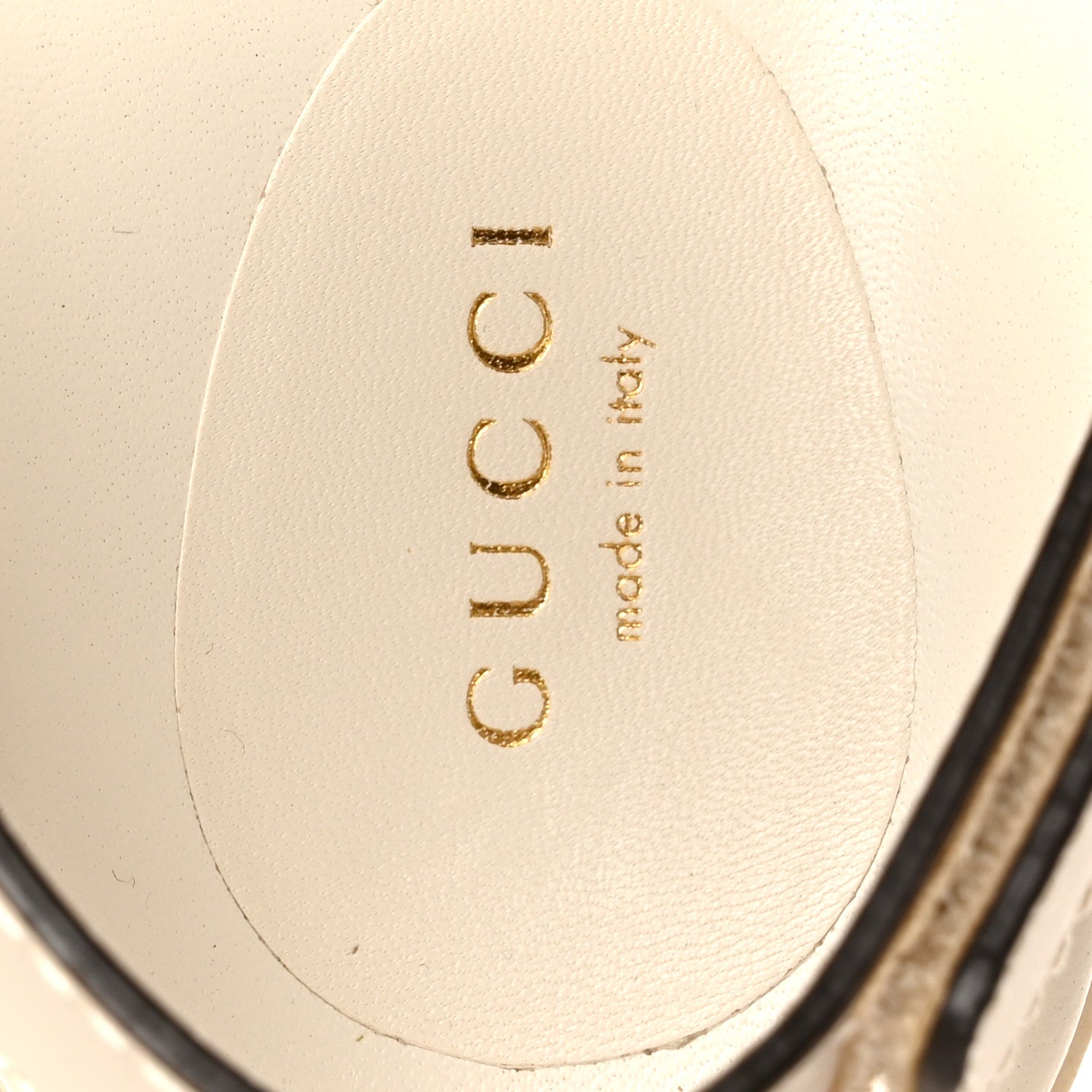 Gucci Cosmos Softy Calfskin Interlocking G Slingback Sandals 35.5 Mystic White 7 of 10
