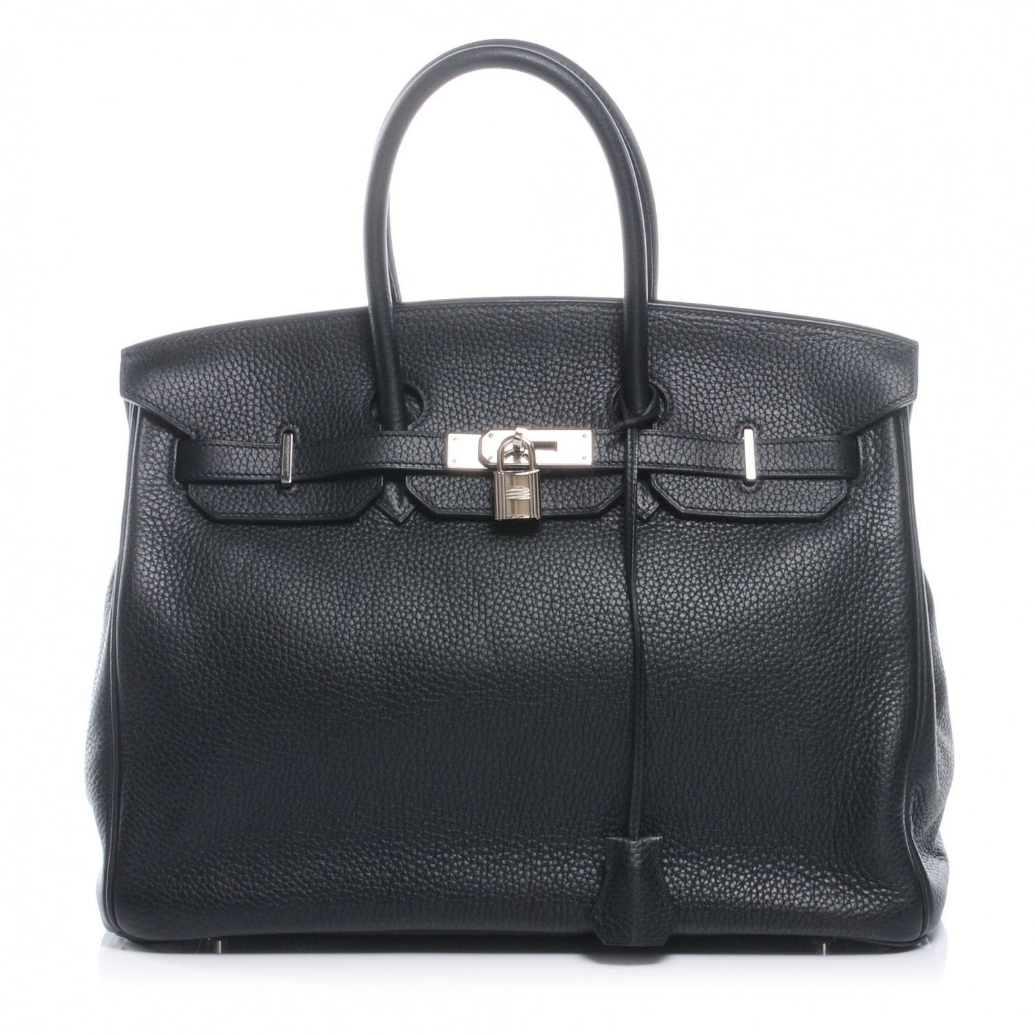 Hermes Taurillon Clemence Birkin 35 Black 1 of 10