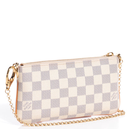 Louis Vuitton Damier Azur Pochette Milla MM 3 of 7