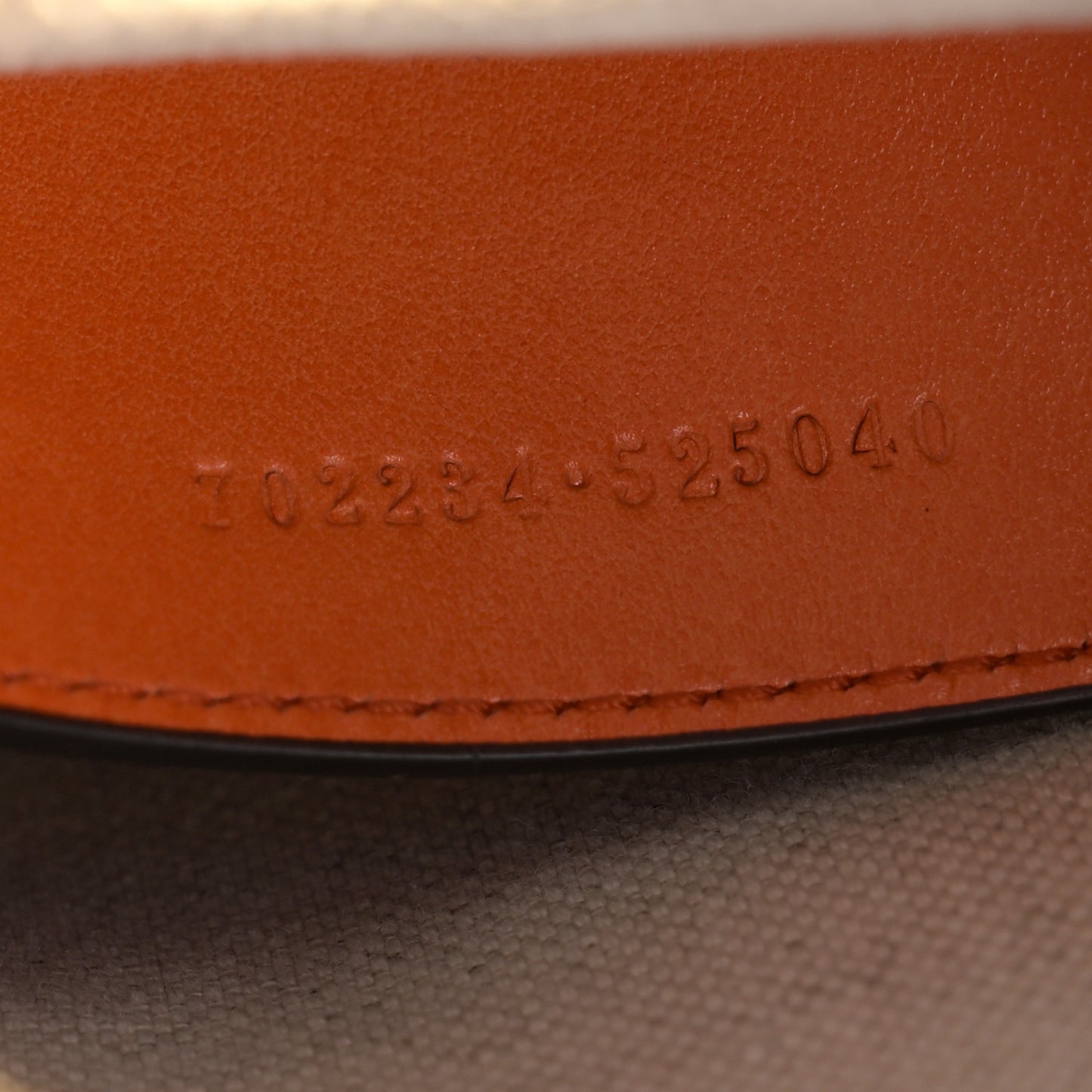 Calfskin GG Matelasse Shoulder Bag Spring Orange Natural
