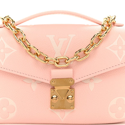 Louis Vuitton Empreinte Monogram Giant Pochette Metis East West Pink Beige 7 of 10