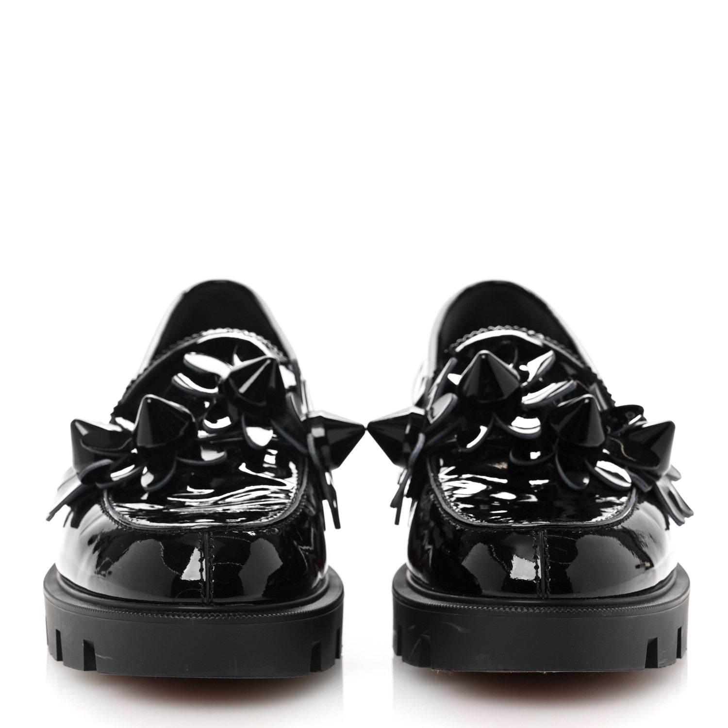 Christian Louboutin Patent Daisy Loafers 41 Black 3 of 10