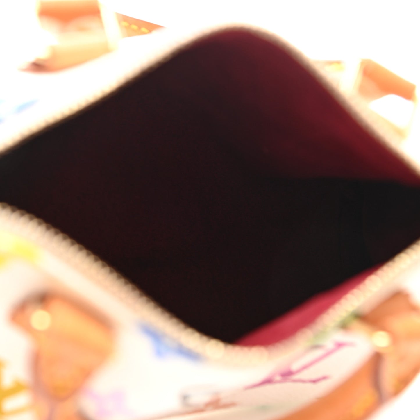 Monogram Multicolor Mini Sac HL Speedy White