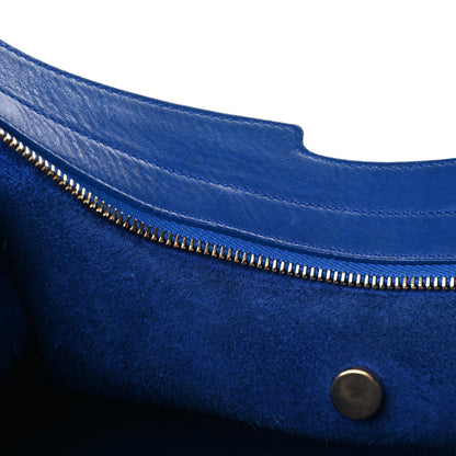 Saint Laurent Calfskin Small Classic Y Cabas Royal Blue 8 of 22