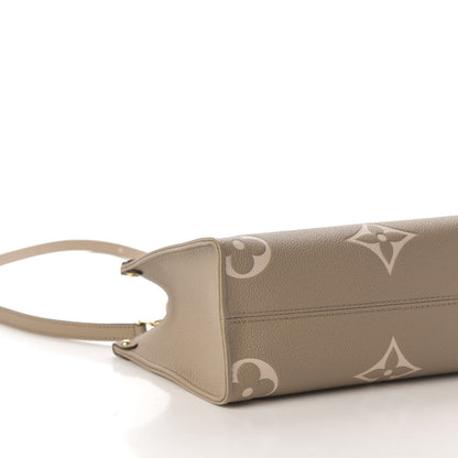 Louis Vuitton Empreinte Monogram Giant Onthego PM Tourterelle Creme 8 of 10