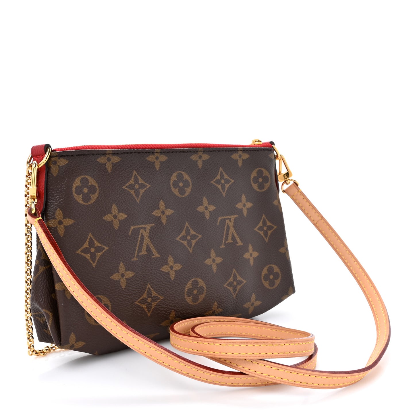 Monogram Pallas Clutch Cherry