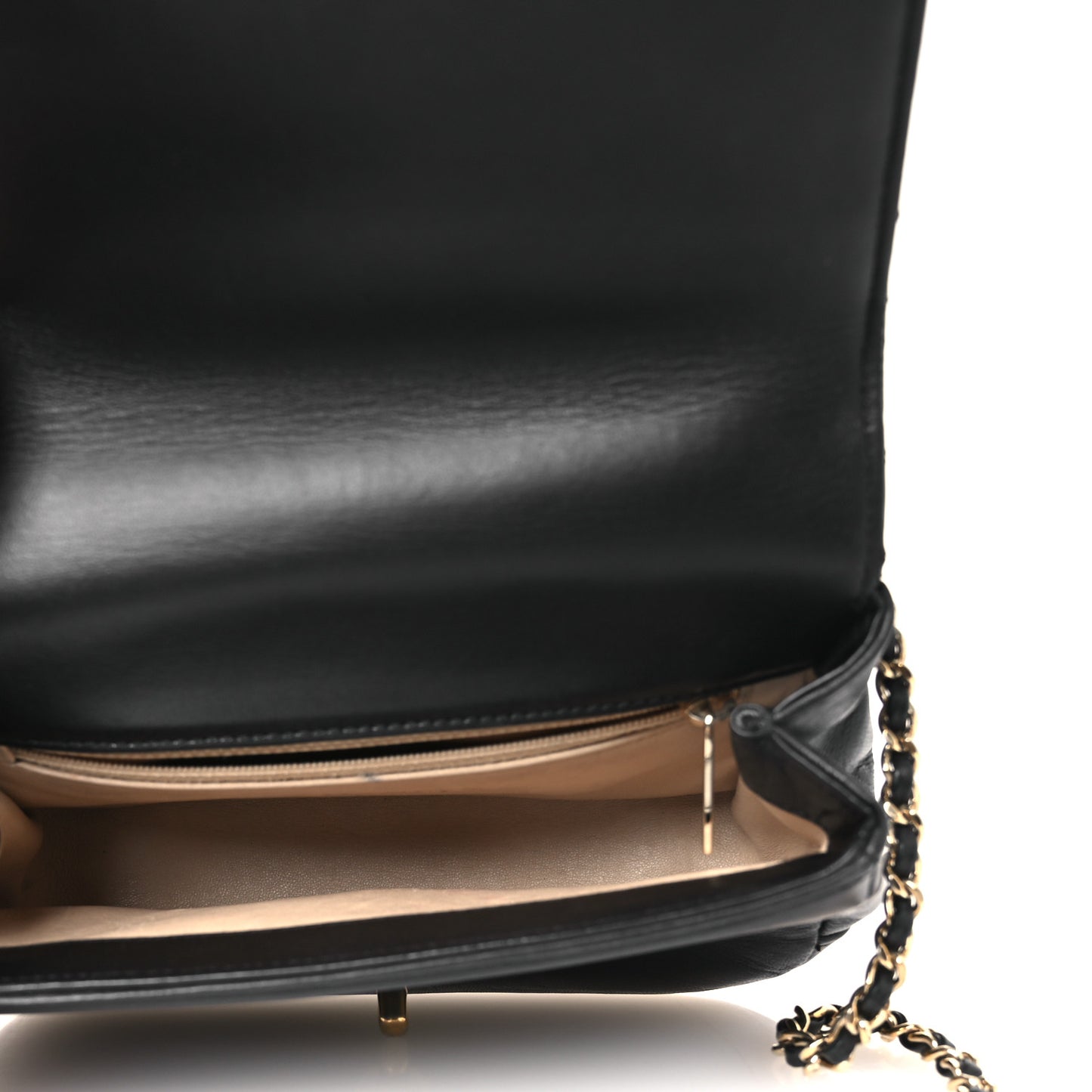Lambskin Mini Carry Chic Flap Black