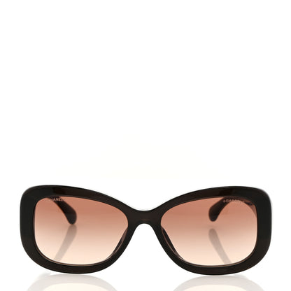 Chanel Acetate Oval CC Sunglasses 5468-B Green 2 of 7