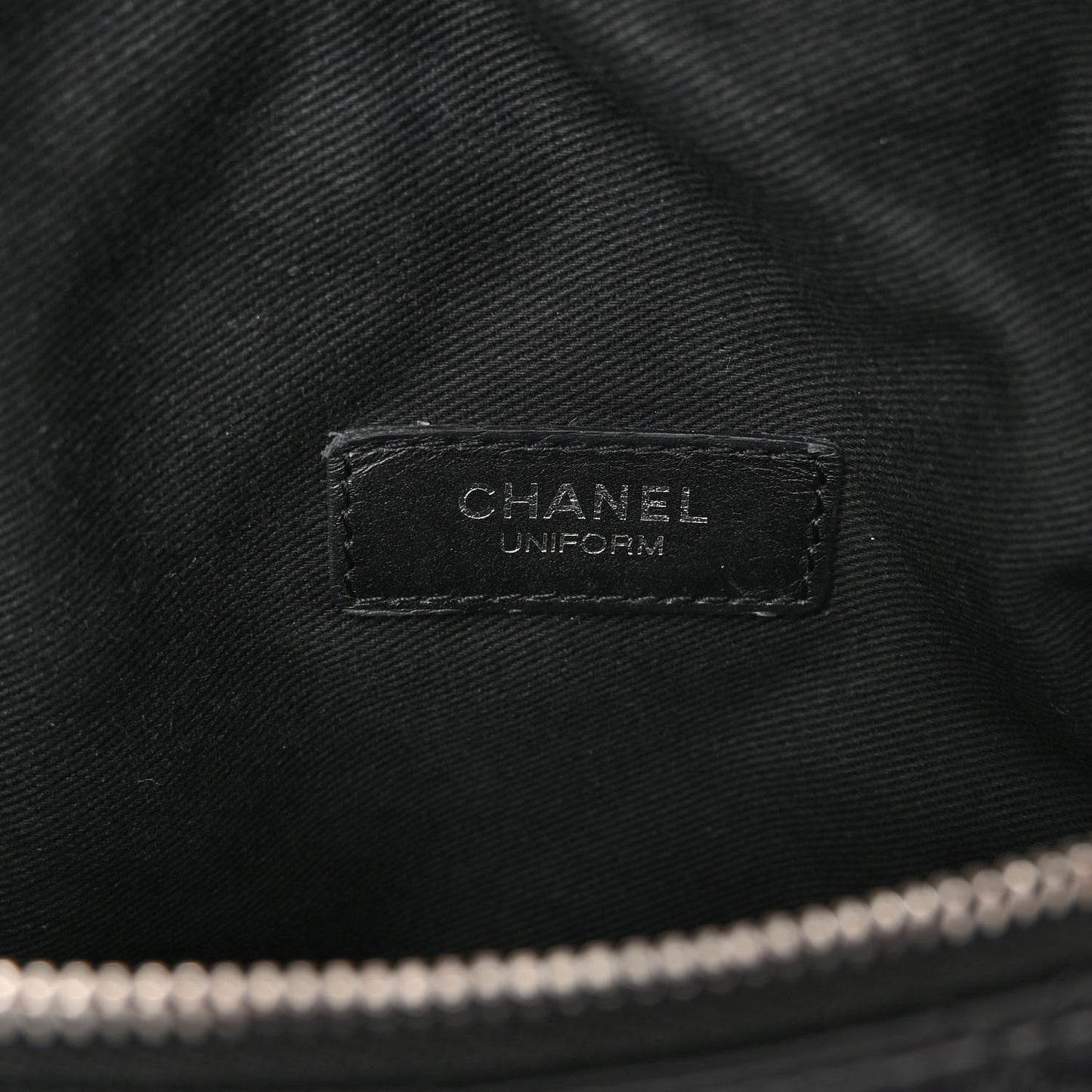 Lambskin Quilted Waist Belt Bag Black