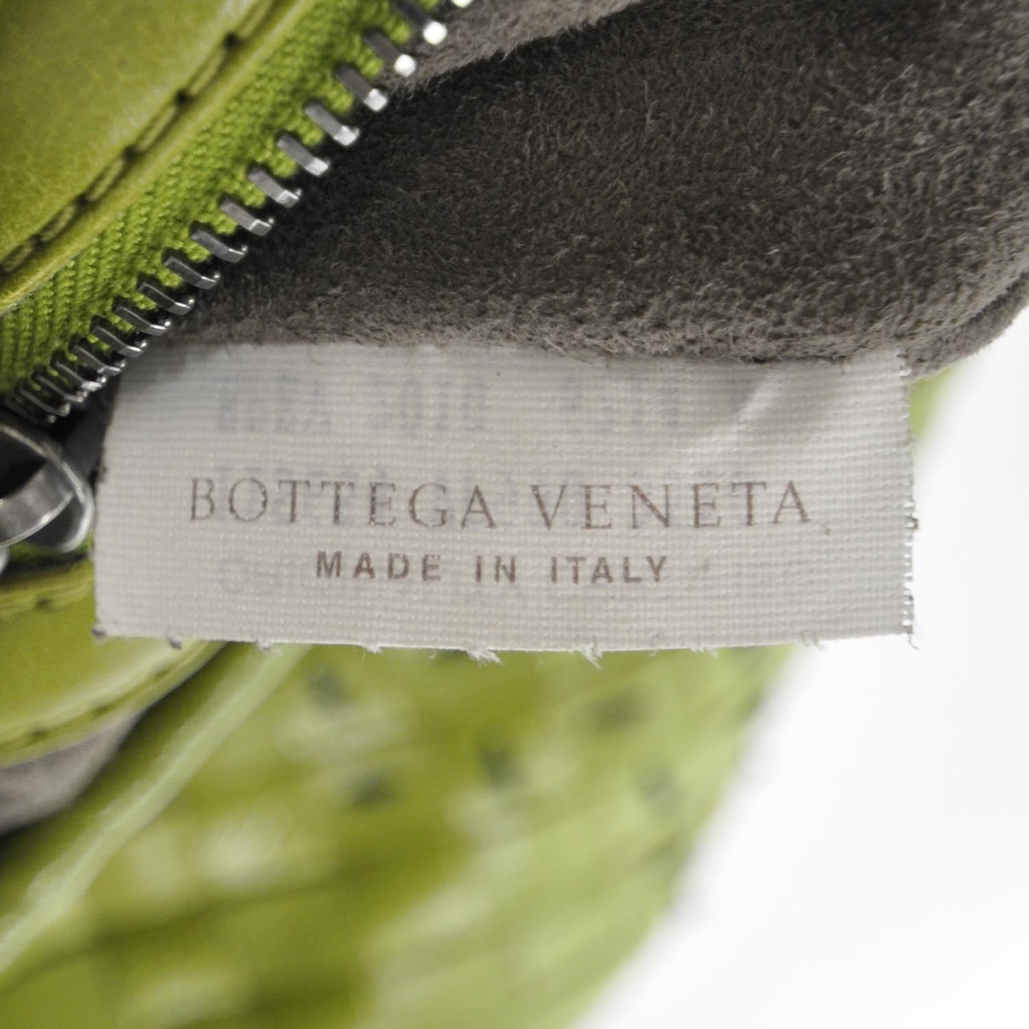 Bottega Veneta Shiny Calfskin Large Top Stitched Veneta Hobo 9 of 9