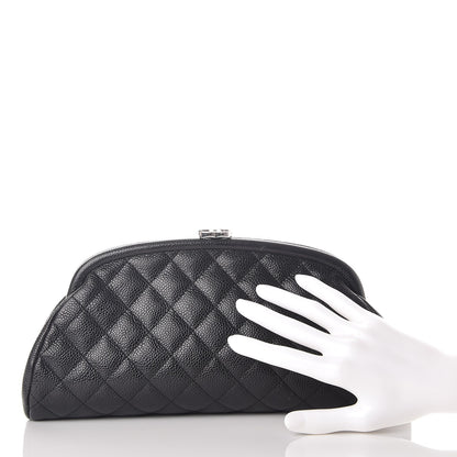 Chanel Caviar Quilted Timeless Clutch Black 2 of 9