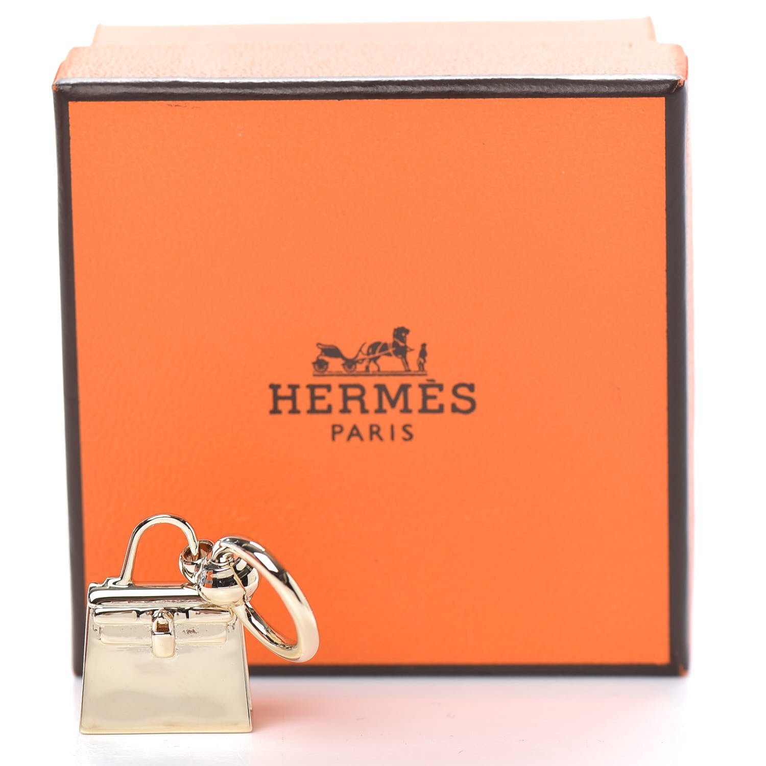 Hermes Permabrass Mini Kelly Twilly Ring 4 of 4