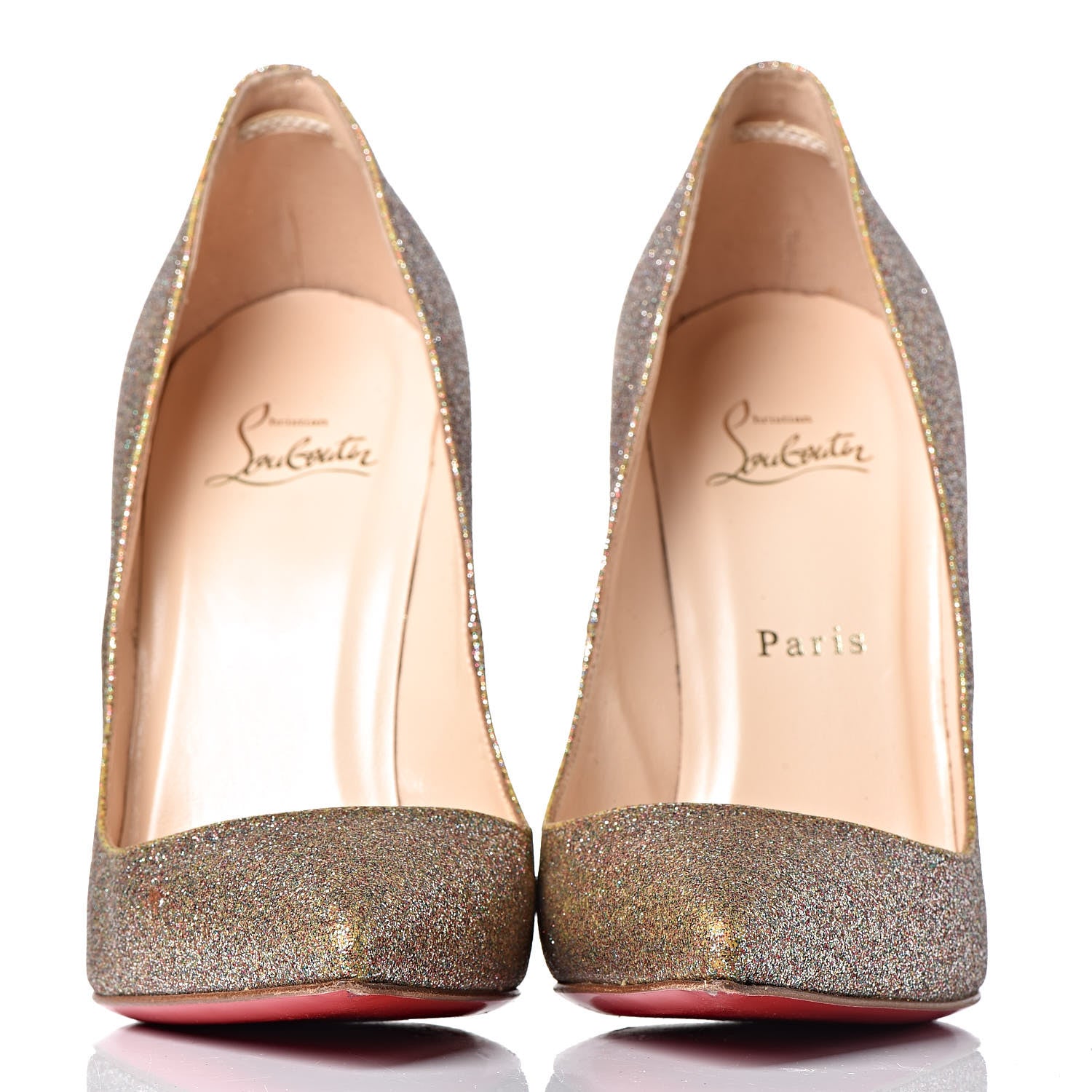 Christian Louboutin Mini Glitter Pigalle 120 Pumps 38.5 Multicolor 2 of 22
