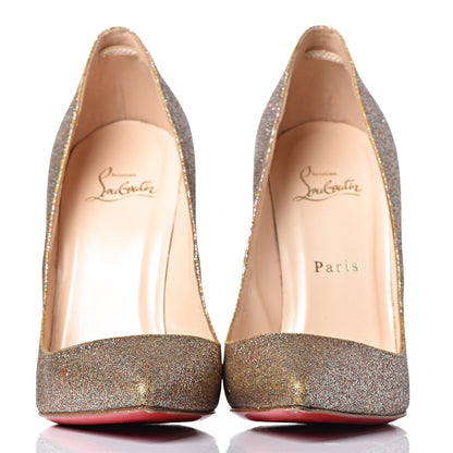 Christian Louboutin Mini Glitter Pigalle 120 Pumps 38.5 Multicolor 2 of 22