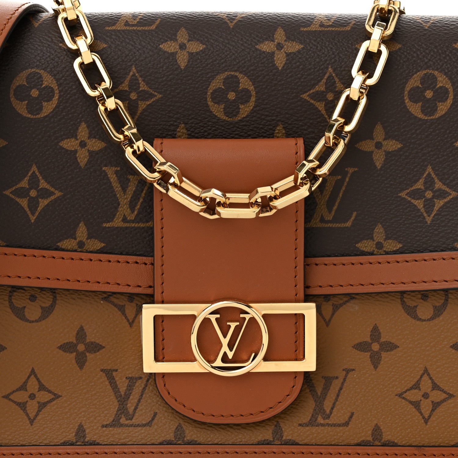 Louis Vuitton Reverse Monogram Dauphine MM 7 of 9