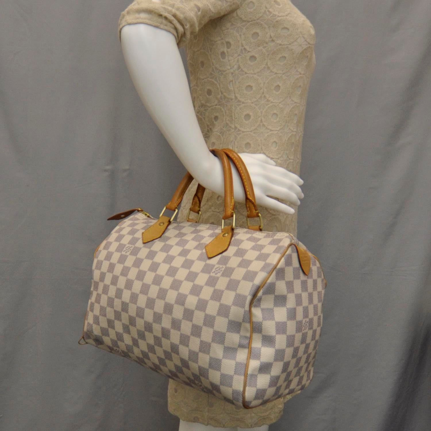 Louis Vuitton Damier Azur Speedy 30 2 of 8