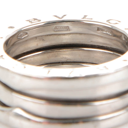 Bulgari 18K White Gold B.Zero1 3 Band Ring 50 5.5 5 of 6