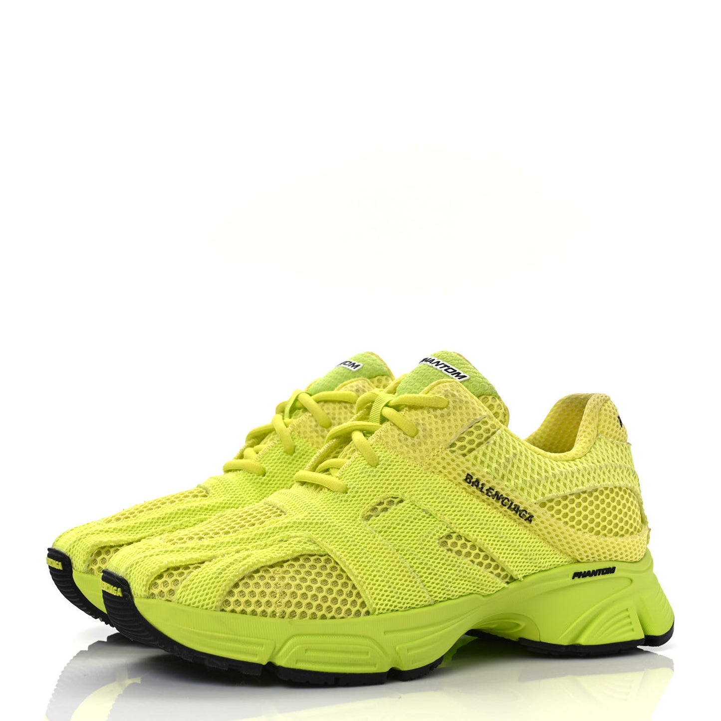 Fabric Mesh Womens Phantom Sneakers 38 Lime Black