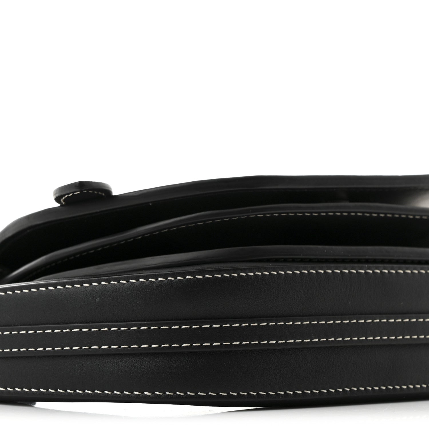Burberry Canvas Horseferry Print Double Olympia Shoulder Bag Black 9 of 10