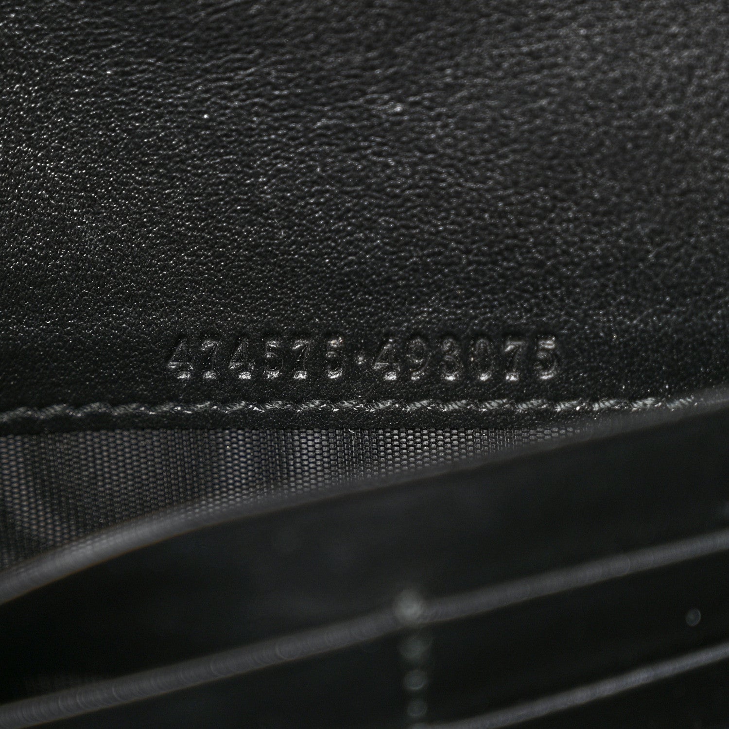 Gucci Calfskin Matelasse GG Marmont Chain Wallet Black 7 of 11