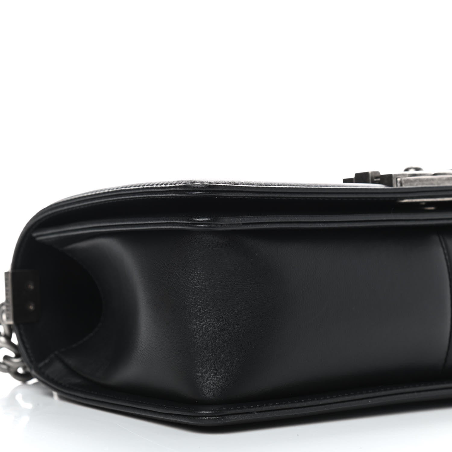 Chanel Lambskin Quilted Medium Boy Flap Black 8 of 9