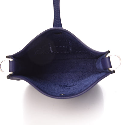 Hermes Taurillon Clemence Amazone Evelyne TPM Bleu Encre 5 of 10