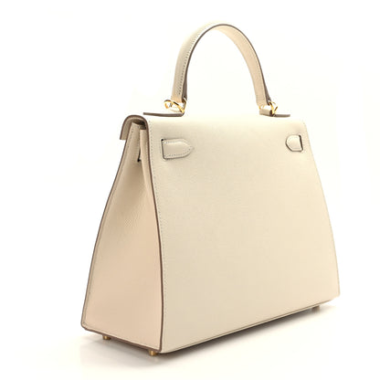 Hermes Epsom Kelly Sellier 28 Craie 2 of 11