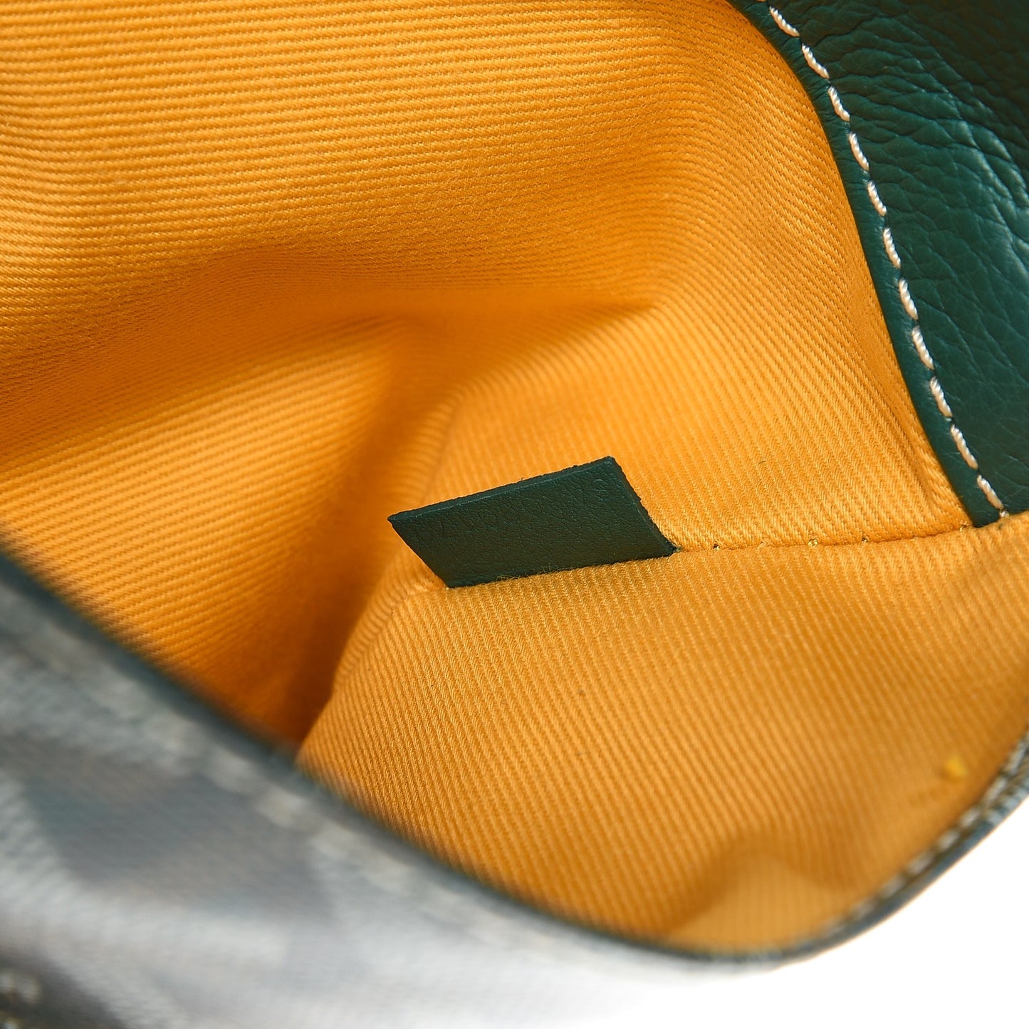 Goyardine Sainte Marie Soft Clutch Green