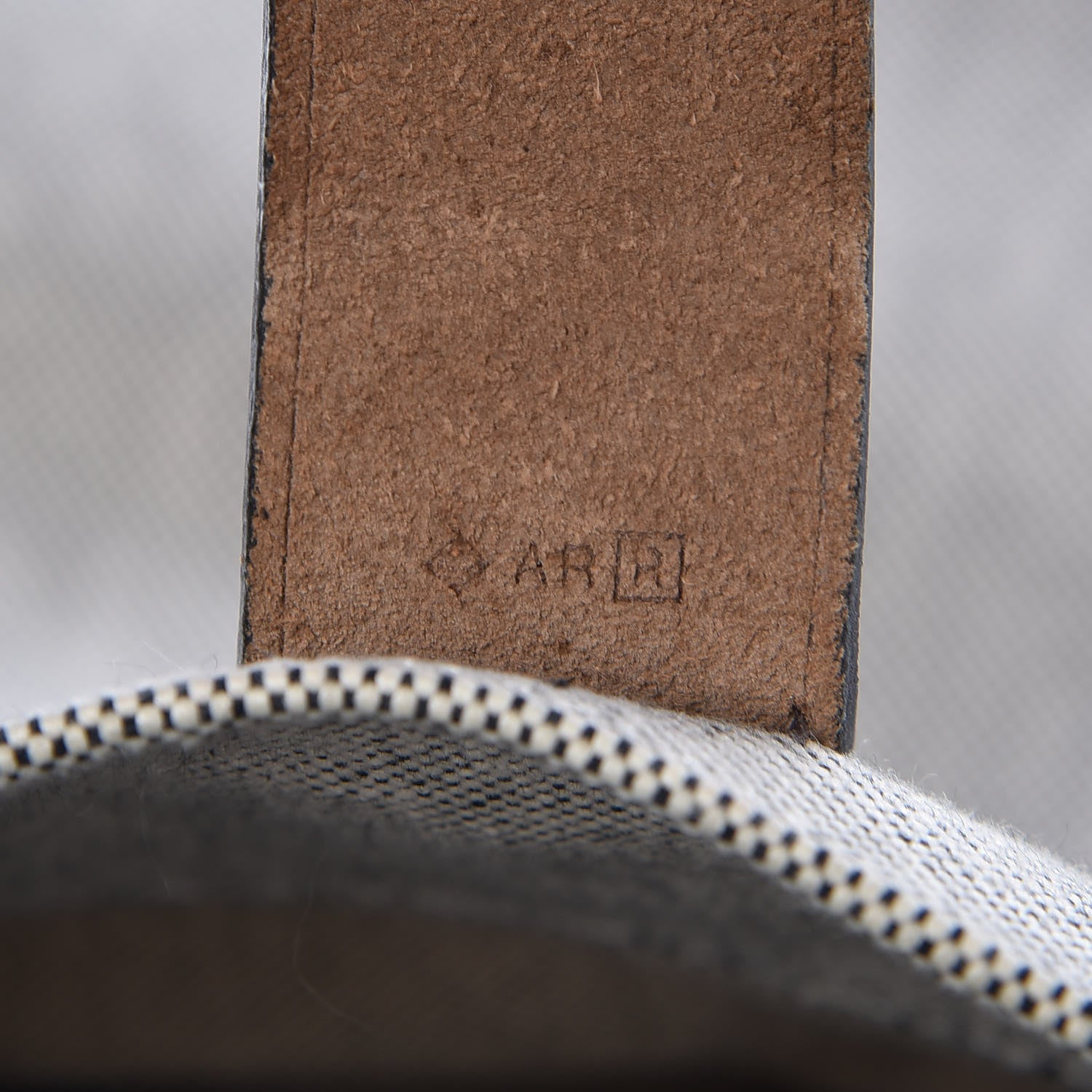 Hermes Canvas Calfskin Etriviere Shopping Tote Encre 7 of 11