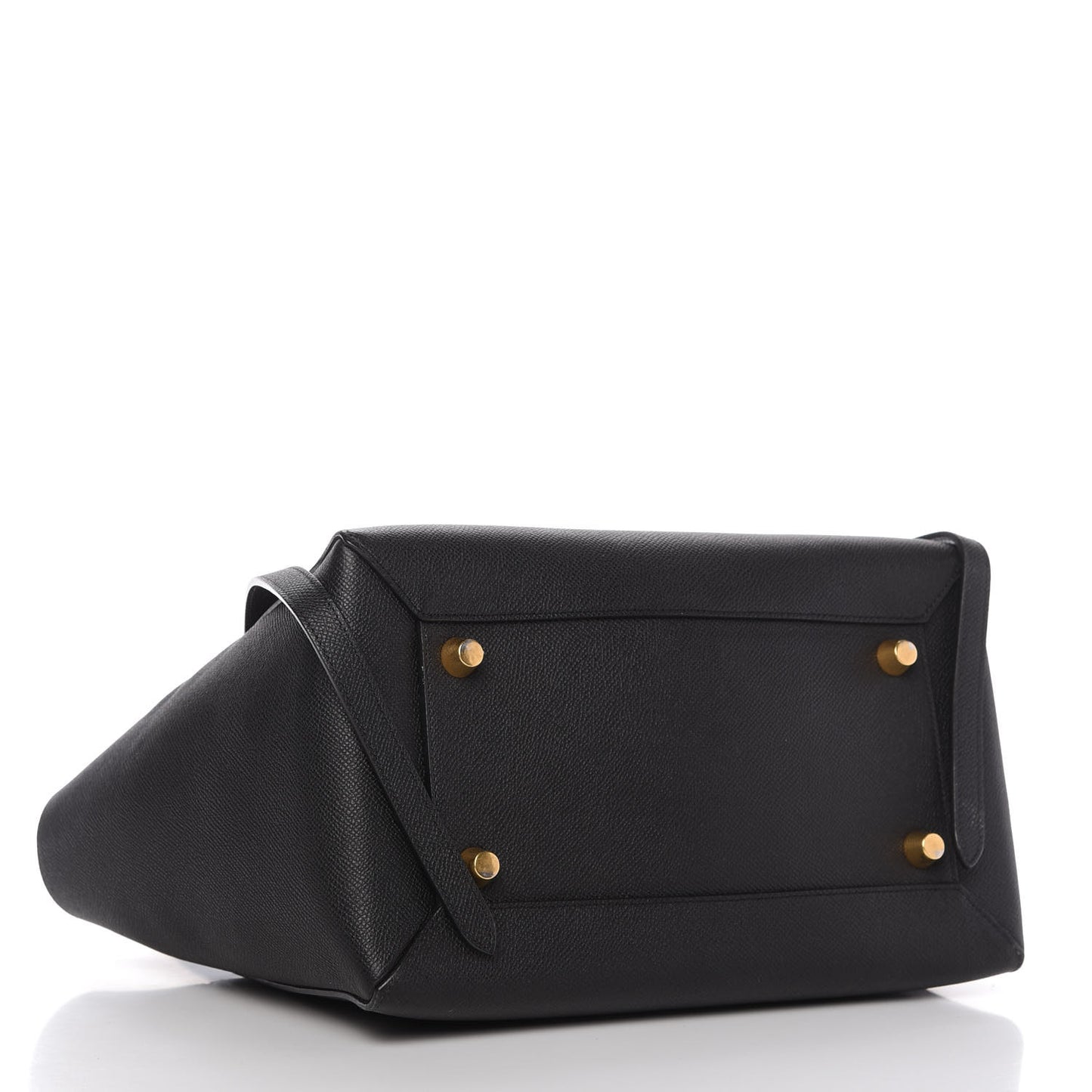 Grained Calfskin Mini Belt Bag Black