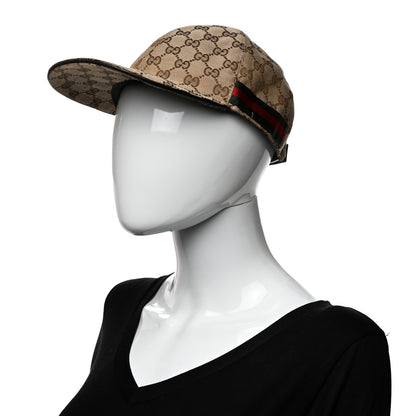 Gucci Monogram Web Baseball Hat M Beige Cocoa 2 of 9
