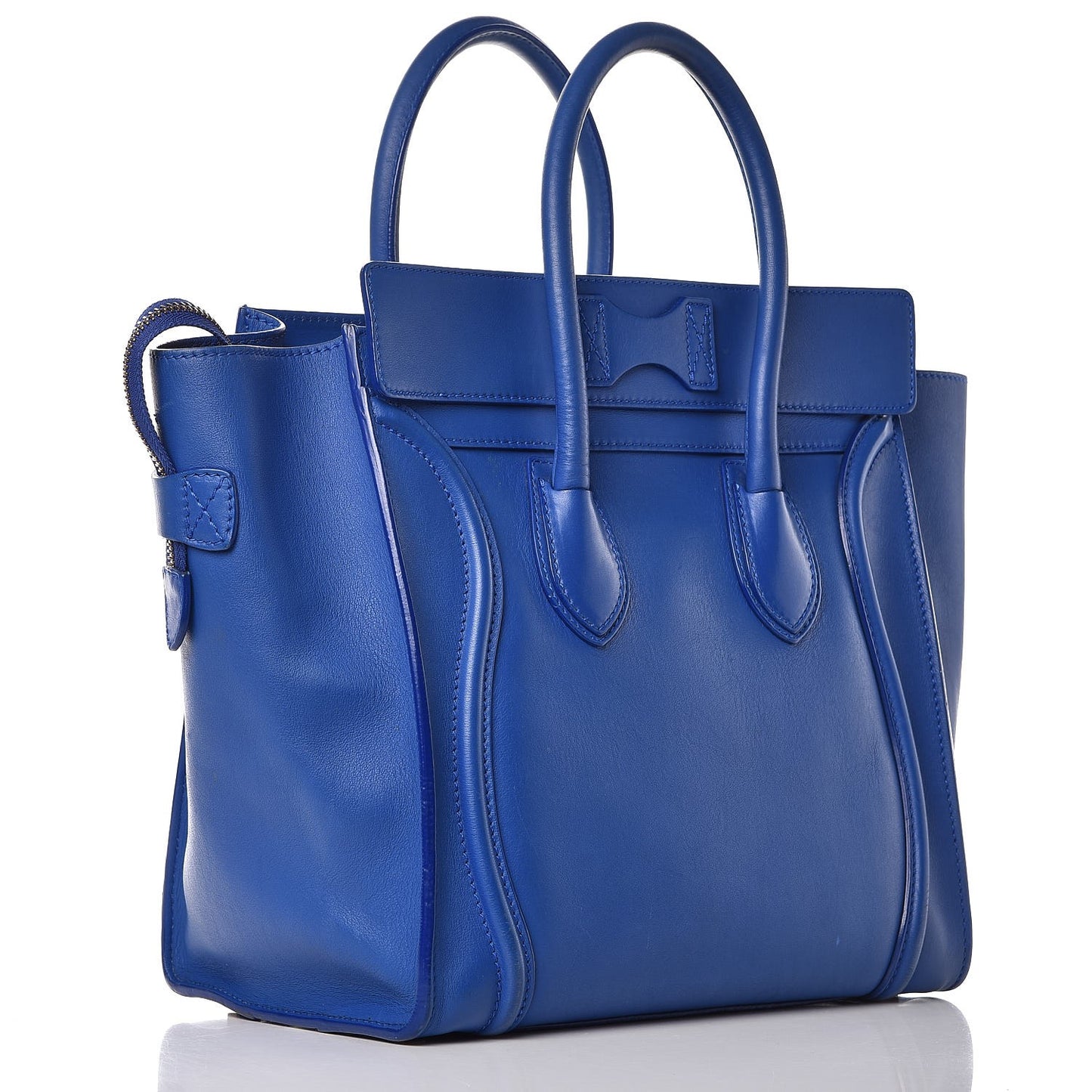 Smooth Calfskin Mini Luggage Royal Blue