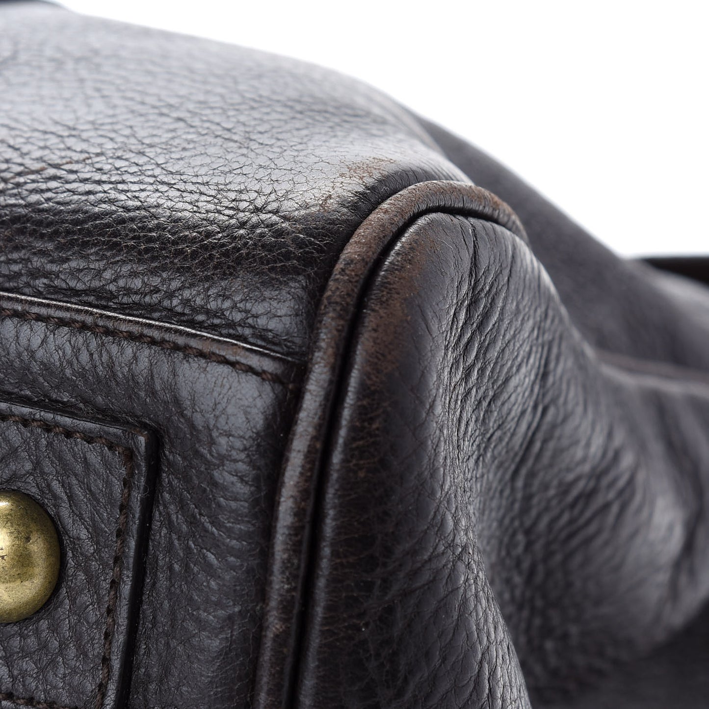 Classic Grain Calfskin Bayswater Chocolate