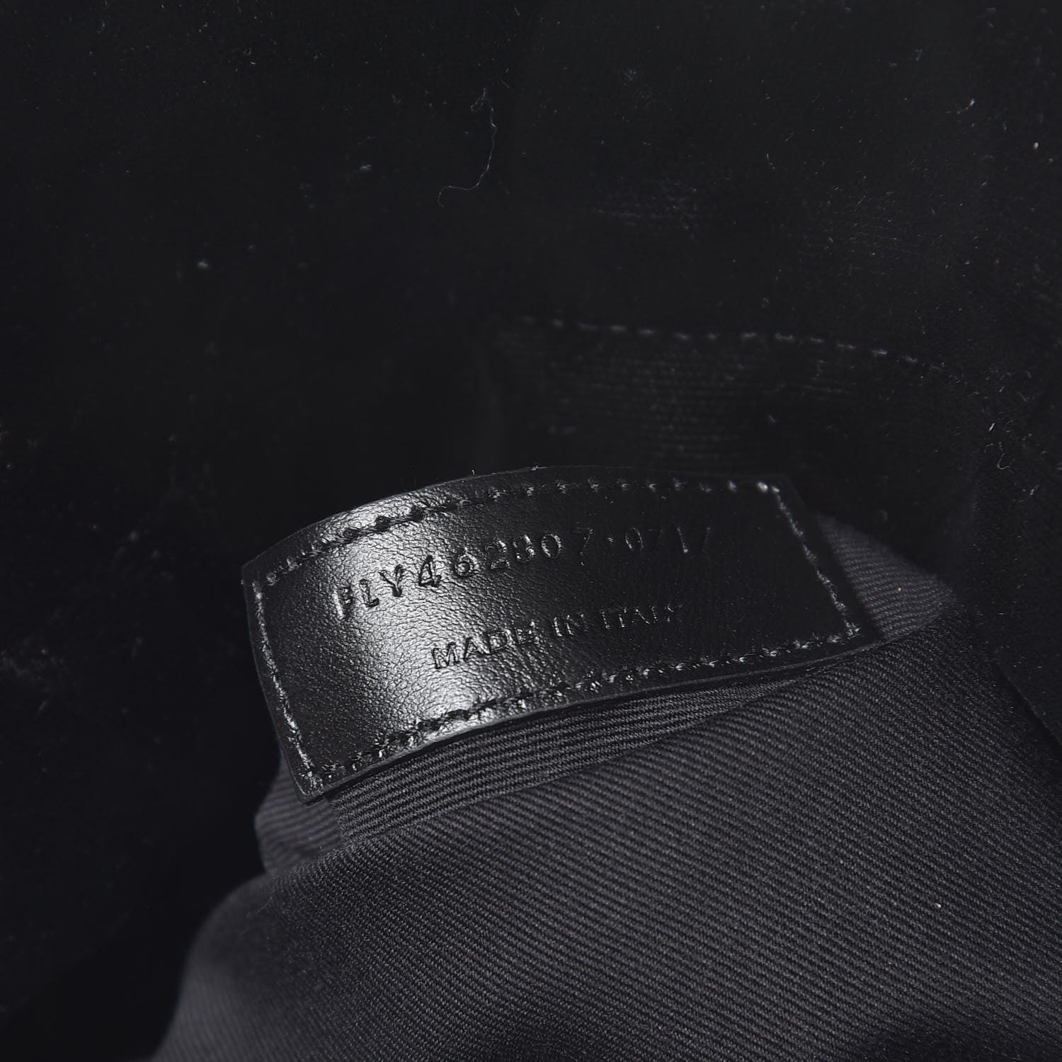 Saint Laurent Velvet Mini City Backpack Black 8 of 8