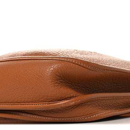 Hermes Taurillon Clemence Evelyne II PM Gold 10 of 11