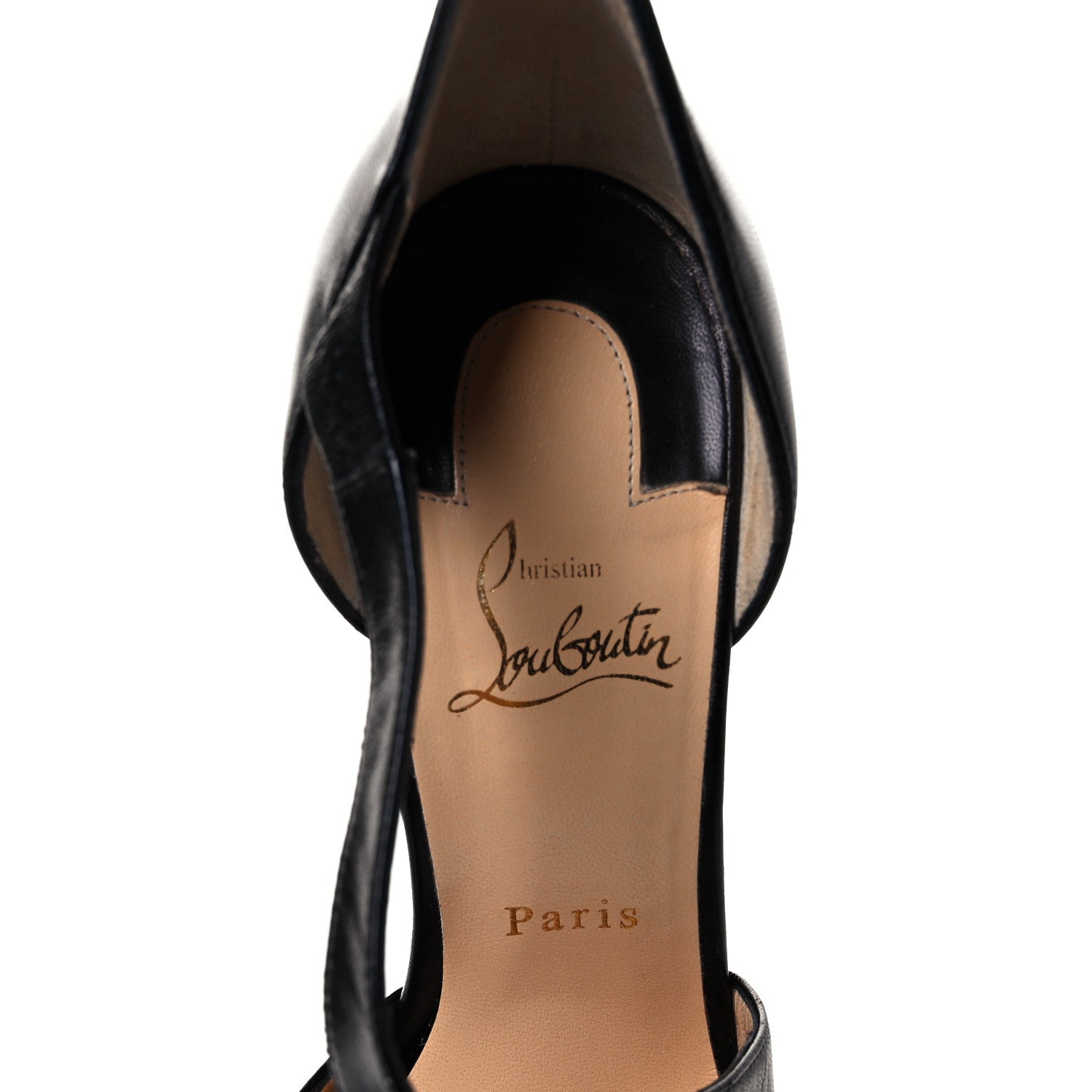 Christian Louboutin Shiny Nappa Decalcoco 100 Pumps 39.5 Black 8 of 9