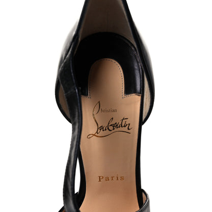 Christian Louboutin Shiny Nappa Decalcoco 100 Pumps 39.5 Black 8 of 9
