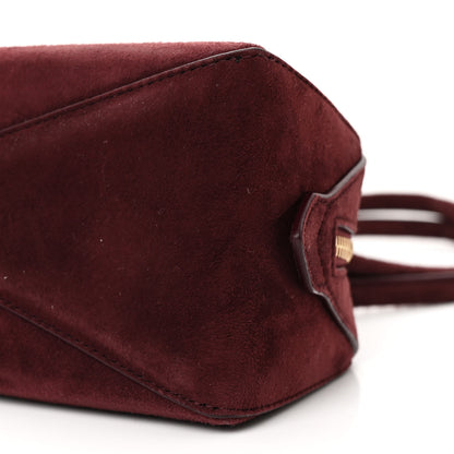 Alaia Suede Goatskin Medium Le Teckel Bag Rouge Grenat 10 of 10