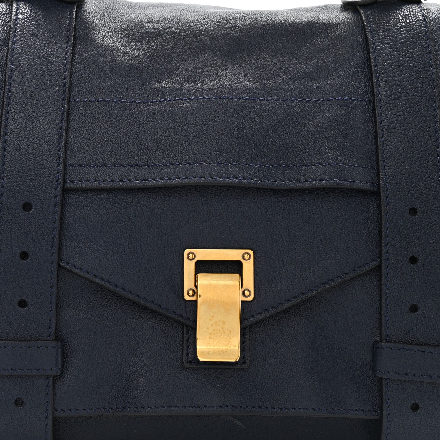 Proenza Schouler Lambskin Medium PS1 Satchel Midnight 14 of 21