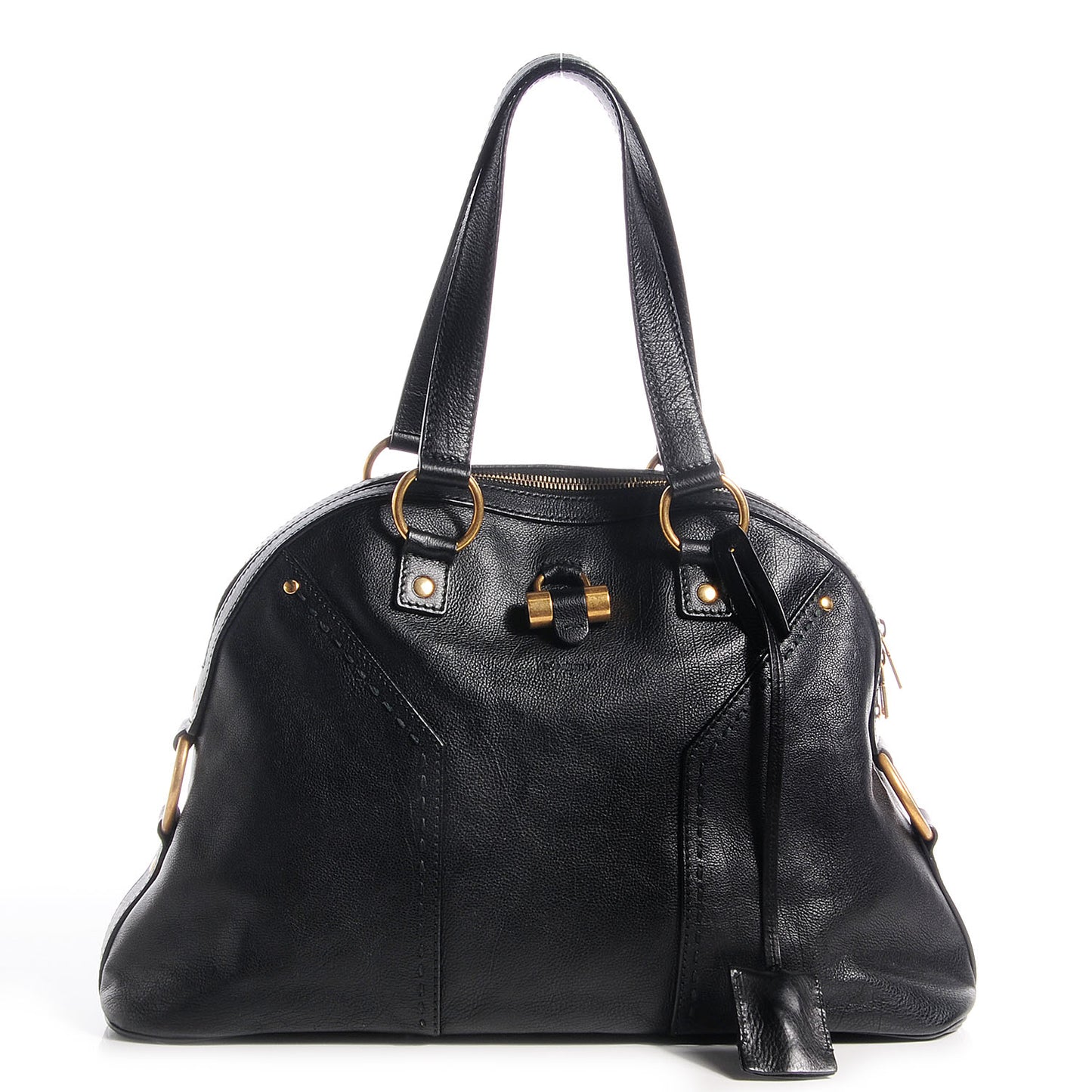 Leather Large Muse Black