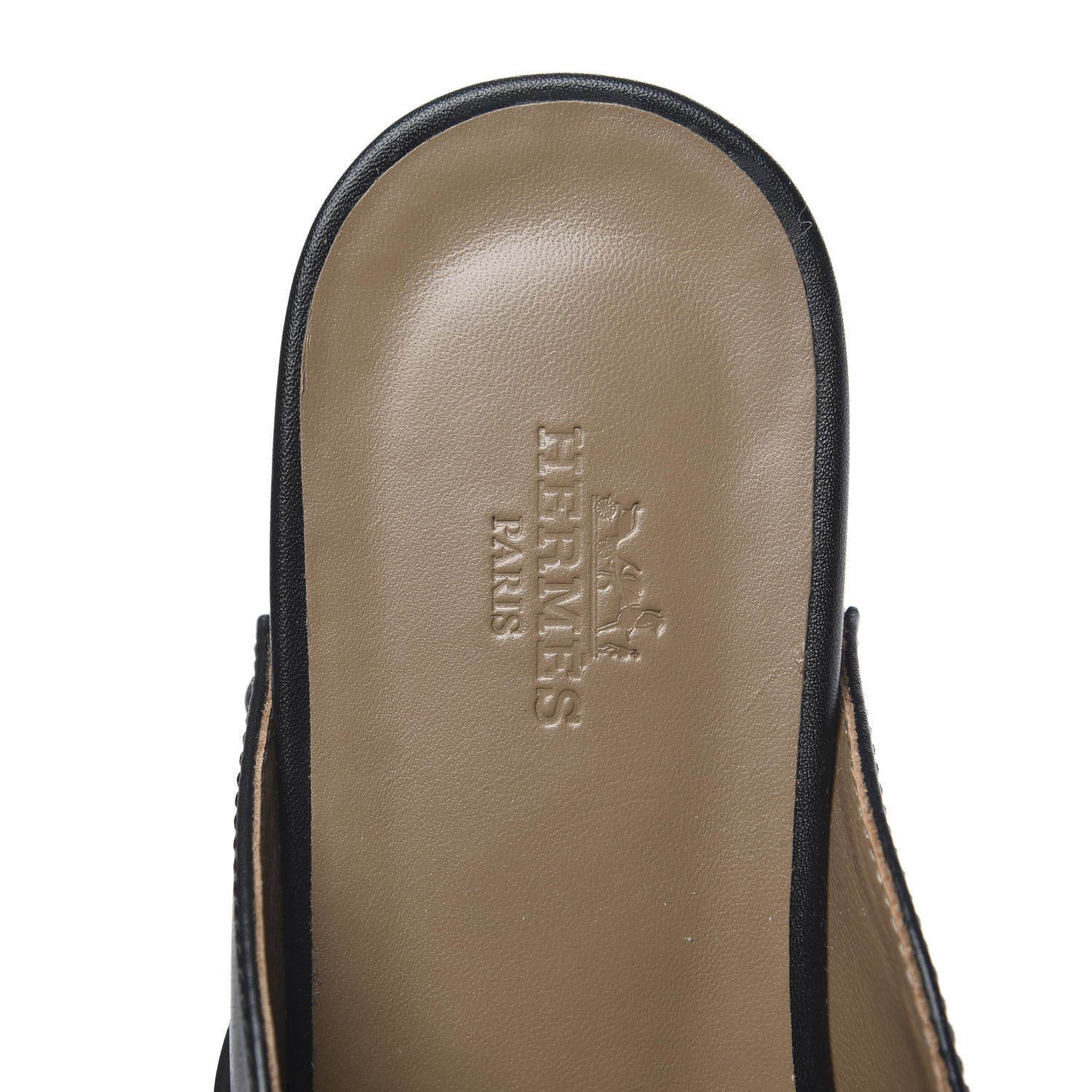Hermes Calfskin Carlotta Mules 36 Black 7 of 8