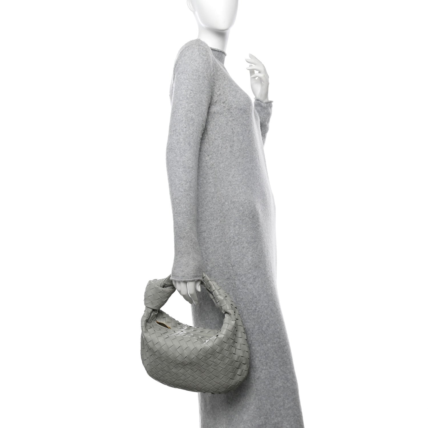 Bottega Veneta Nappa Intrecciato Teen Jodie Agate Grey 2 of 12