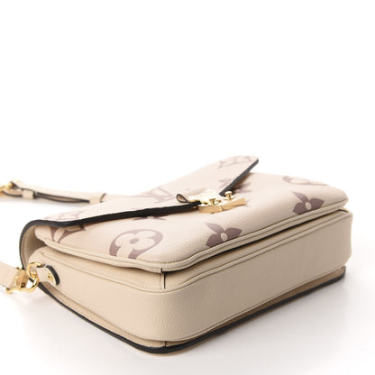 Louis Vuitton Empreinte Monogram Giant Pochette Metis Creme Bois De Rose 4 of 9