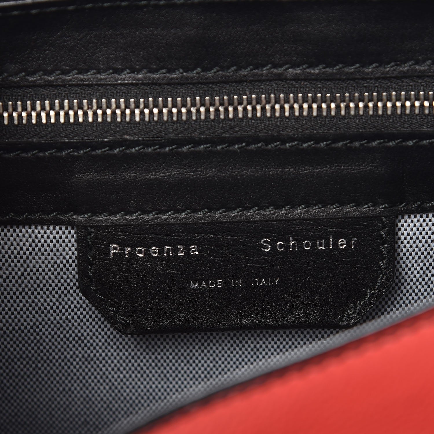 Proenza Schouler Grainy Calfskin Tiny PS1 Satchel Geranium 6 of 7