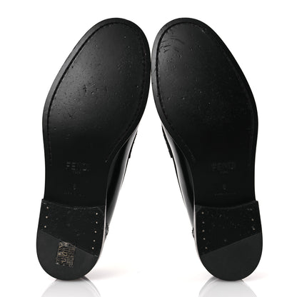 Fendi Vitello Mens O'Lock Loafers 8 Black 7 of 11