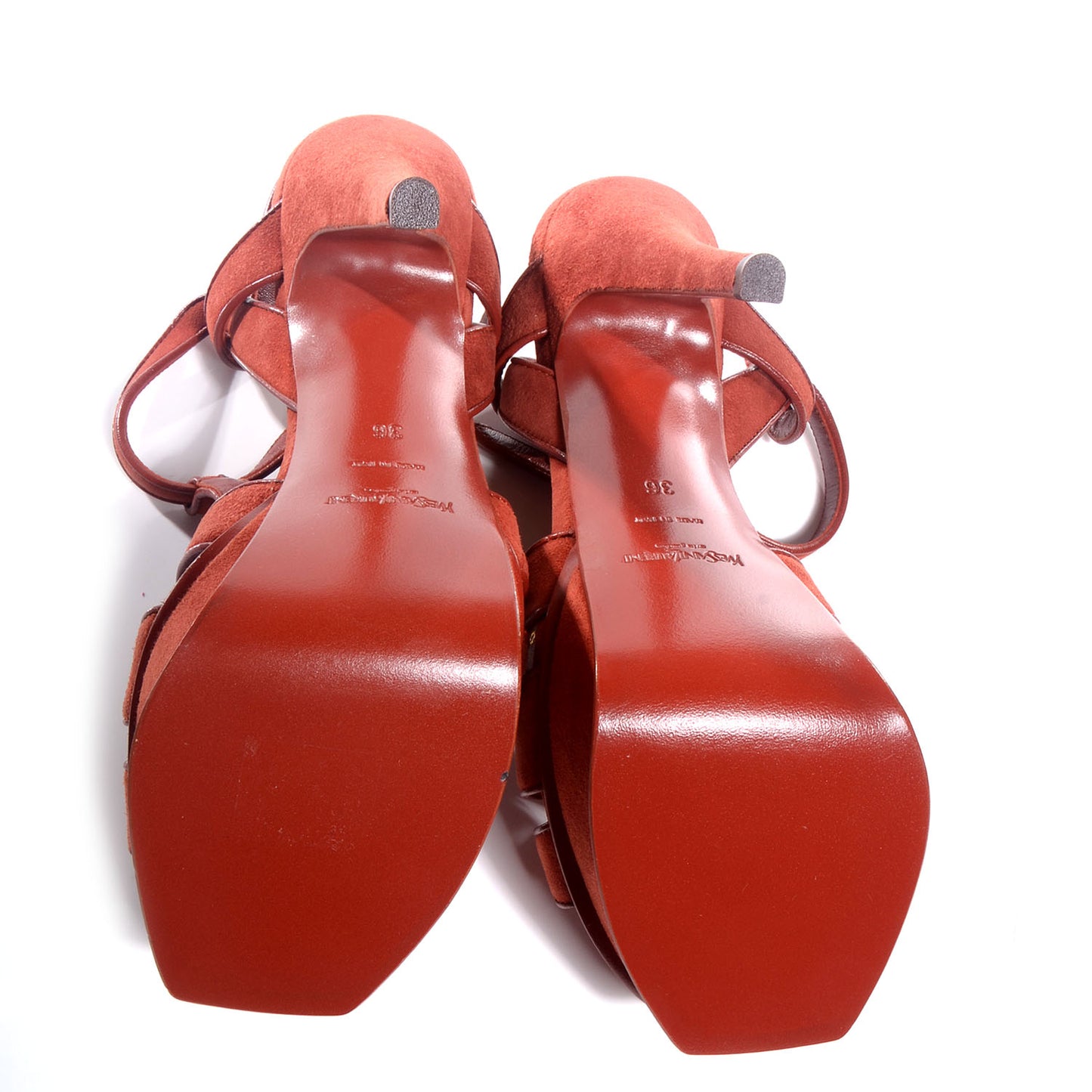 Suede Tribute 105 Platform Sandals Opium 36