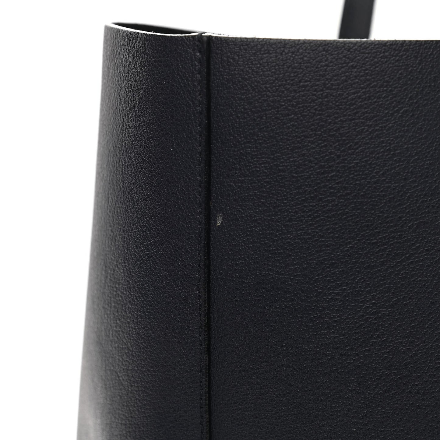 Calfskin Large Shopping Tote Deep Marine