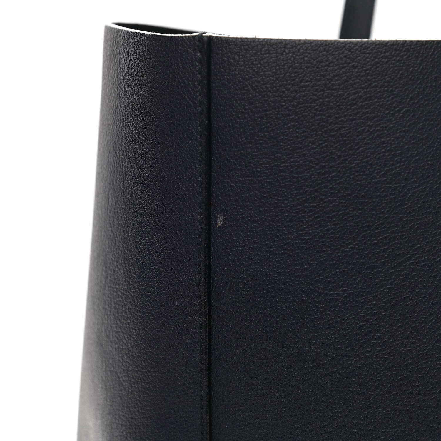 Saint Laurent Calfskin Large Shopping Tote Deep Marine 11 of 11
