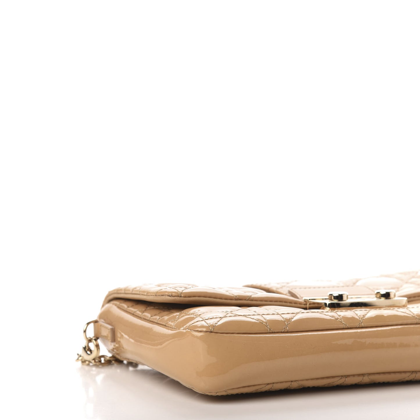 Patent Cannage New Lock Pouch Beige